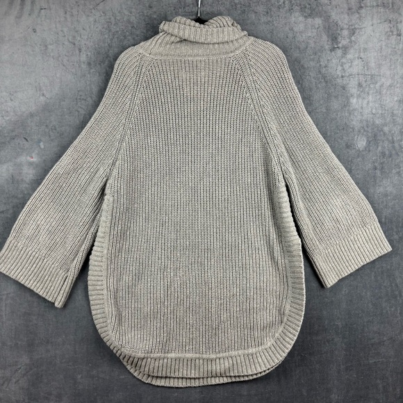 UGG Women’s Gray Raelynn Cowl Neck shirttail hem 3/4 sleeve Sweater Sz Medium - Picture 10 of 11